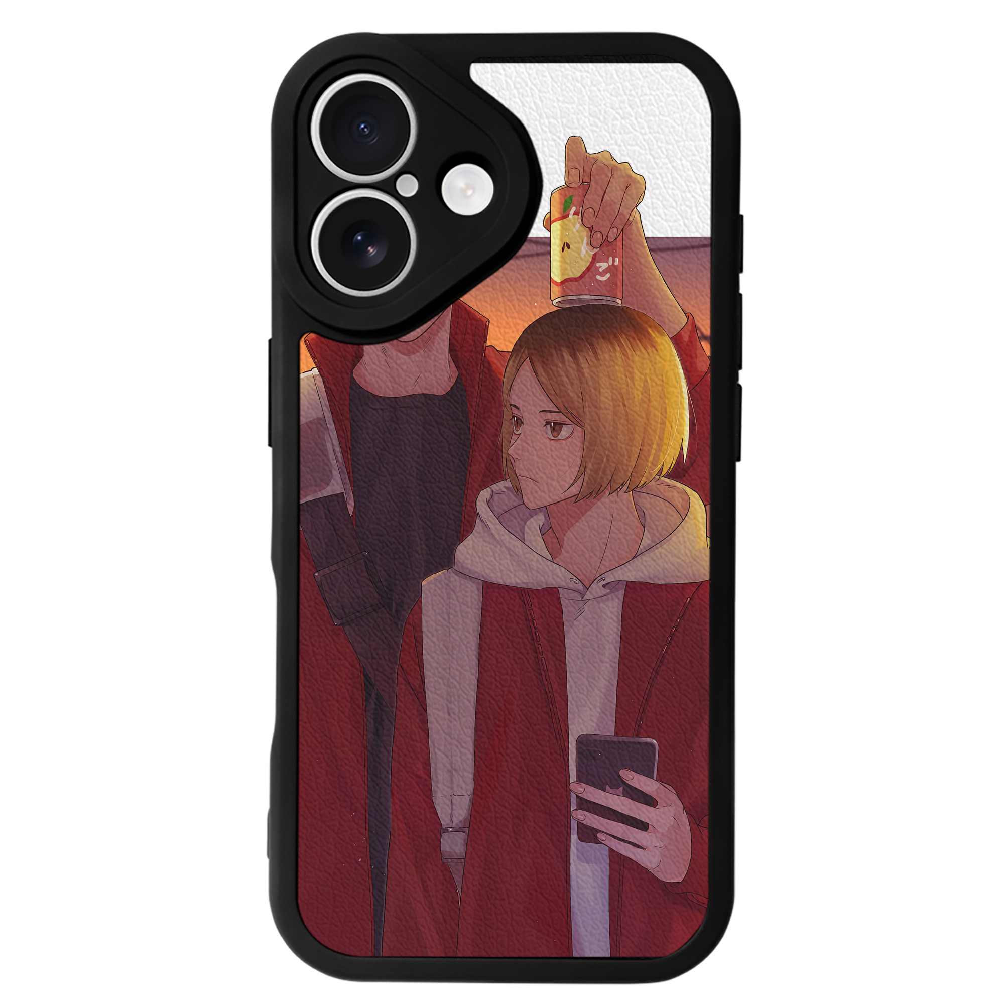 （画像用） ハイキュー!! Haikyu!! 【iPhone 16シリーズ対応】シリコンスマホケース（レザー調） 材質：シリコン
